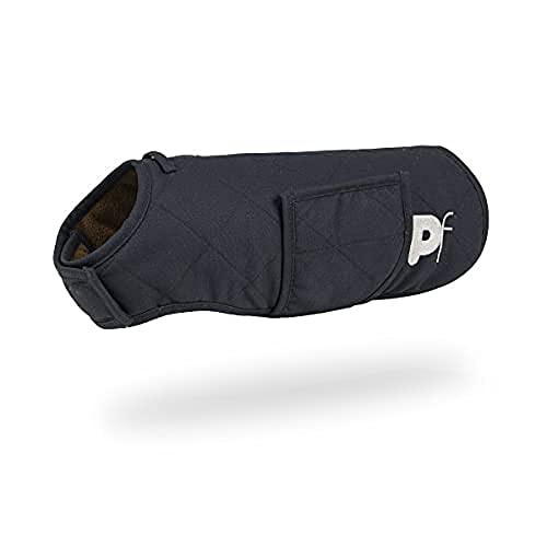 Petface Navy/Brown Quilted Dog Coat, Medium (45cm) - Pet Supplies Amazon UK à 8.68€