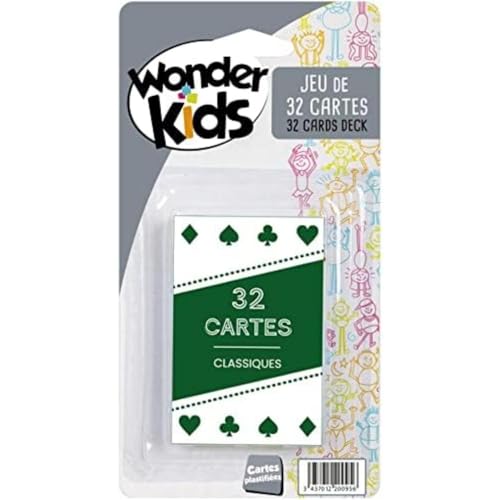 Juego De 32 Cartas Plastificadas - Amazon Espagne à 1.26€