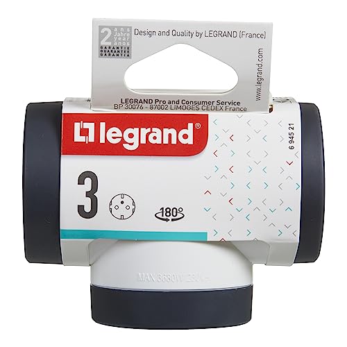 Bticino Legrand LG-694521 Multi Adattatore Presa Tripla, 3... - Fournitures Bureau Amazon Italie à 11.07€