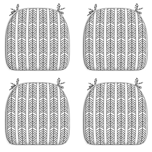 LVTXIII Outdoor-Sitzkissen, 4er-Set, Terrassenstuhlpolster... - Home & Kitchen Amazon Germany à 30.37€