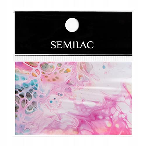 08 Semilac Nail transfer foil Rainbow Marble - Beauté & Parfums Amazon France à 6.04€