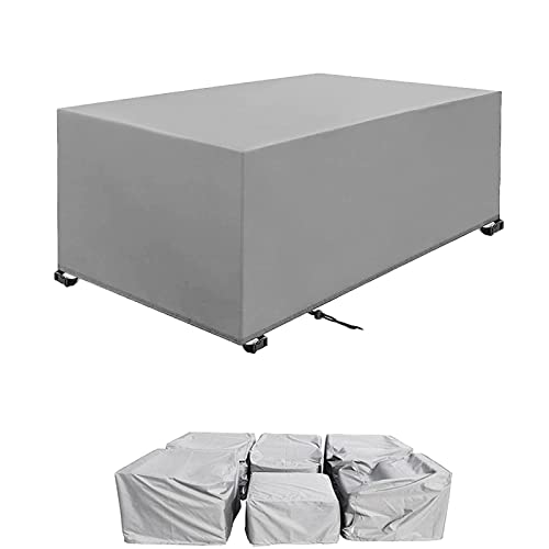 Gartenmöbel Abdeckung 124x68x104cm Silber grau Rechteckig... - Maison & Cuisine en promo à 4.99€