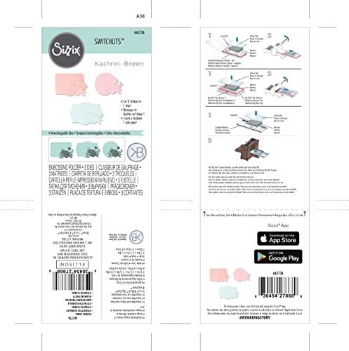 Sizzix by Switchlits Embossing Folder Floral Label von Kath... - Loisirs Créatifs Amazon Allemagne à 10.29€