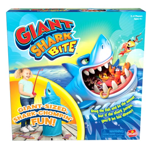 Goliath Games Giant Shark Bite: Snag the Fish and Be The... - Jouets & Jeux Amazon Royaume-Uni à 6.84€