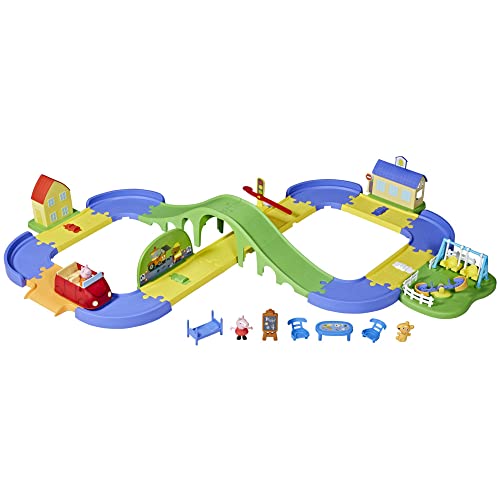 Peppa Pig Le circuit en ville de Peppa avec route... - Jouets & Jeux en promo à 23.82€