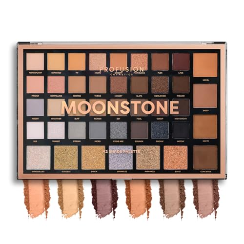 Profusion Cosmetics Moonstone 42 Shade Palette Matte Satin... - Beauty & Fragrances Amazon UK à 5.00€