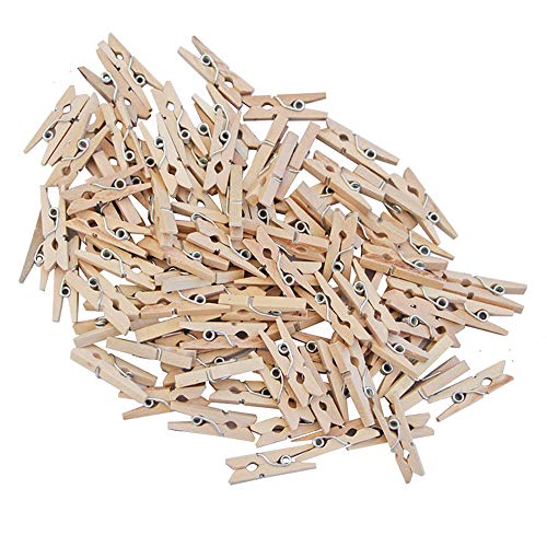 Lot de 50 mini pinces à linge en bois de qualité supérieure... - Maison & Cuisine Amazon France à 1.19€