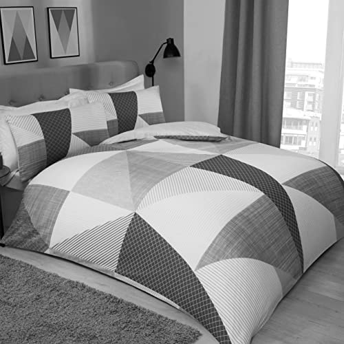 Sleepdown Splice Geometric Mono Black White Soft Easy Care... - Maison & Cuisine Amazon Royaume-Uni à 8.90€
