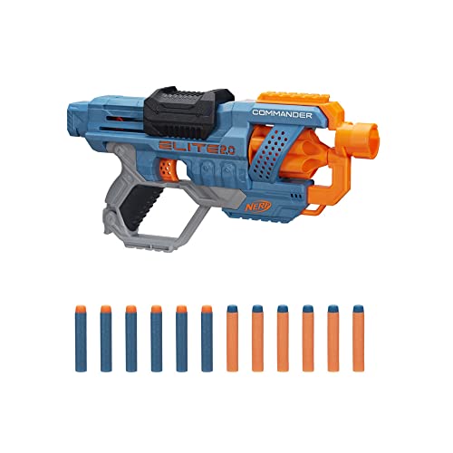 Nerf Elite 2.0 Commander RD-6 Dart-Blaster, 12 Nerf Elite... - Jouets & Jeux Amazon Allemagne à 14.99€