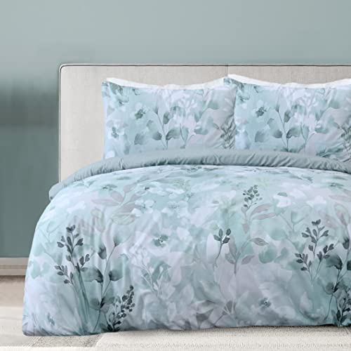 Sleepdown Botanical Leaves Floral Green Reversible Duvet... - Maison & Cuisine en promo à 18.44€