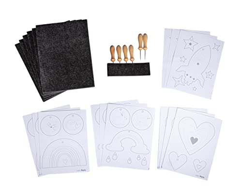 Rayher Paper Piercing Set with 6 Pricking Tools, 6 Felt... - DIY & Tools Amazon UK à 14.94€