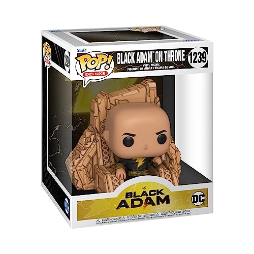 Funko Pop! Deluxe: DC - Black Adam On Throne- Figura in... - Jouets & Jeux Amazon Italie à 17.40€
