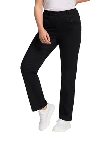 Ulla Popken Pantalones elásticos básicos Mony, Negro, 50W... - Maison & Cuisine en promo à 43.46€