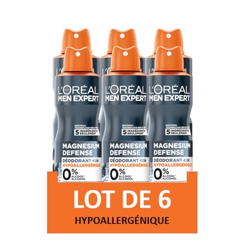 L'Oréal Men Expert Magnesium Defense Déodorant Spray 48h... - Beauté & Parfums en promo à 15.99€