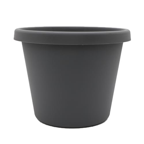 The HC Companies Plastic Planter, Warm Gray, 10" - Jardin & Extérieur Amazon Royaume-Uni à 5.53€