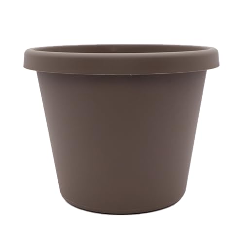 The HC Companies Plastic Planter, Cappuccino, 10" - Jardin & Extérieur en promo à 4.73€