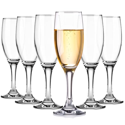 Glasmark KROSNO, 150ml, Set von 6, Champagnerglas... - Maison & Cuisine Amazon Allemagne à 12.41€