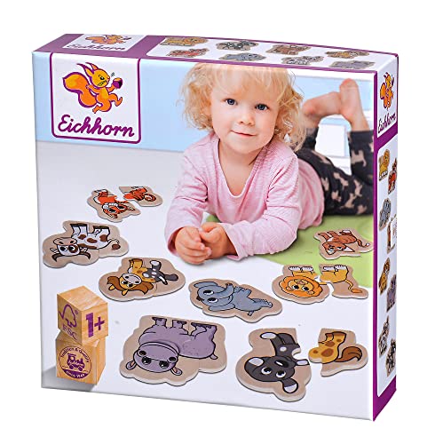 Eichhorn 100005206 EH Puzzle Animal 16 Pièces Coloré - Jouets & Jeux en promo à 10.10€