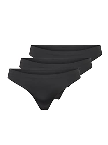 ONLY ONLTRACY Bonded Thong NOOS 3-PK - Amazon Allemagne à 8.64€