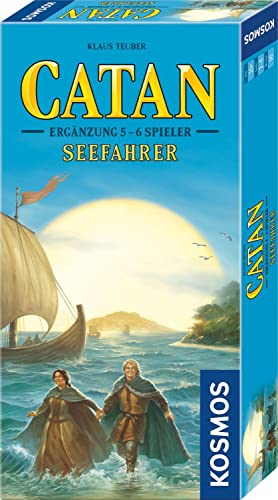 Catan - Ergänzung 5-6 Spieler - Seefahrer , german - Jouets & Jeux en promo à 10.35€