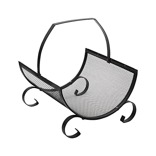 JVL Broughton Log Holder Black One Size 11-350 - Maison & Cuisine Amazon Royaume-Uni à 8.09€