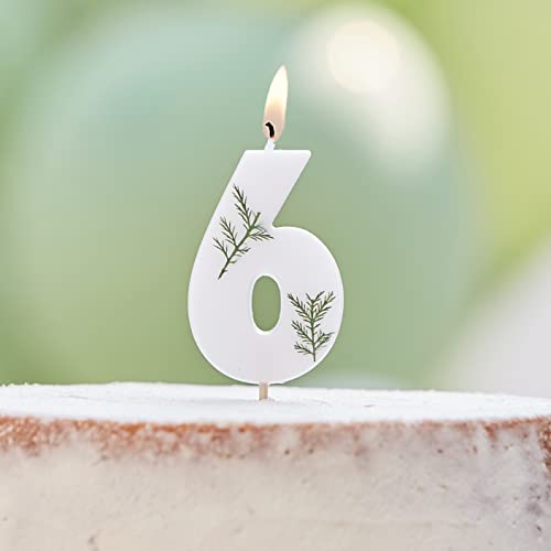 Ginger Ray Birthday Cake Candle Decoration Foliage Floral... - Maison & Cuisine en promo à 2.49€