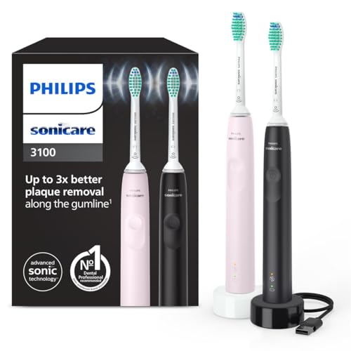 Philips Sonicare 3100, Brosse à dents électrique sonique... en promo à 49,99€ (-34%) sur Amazon FR