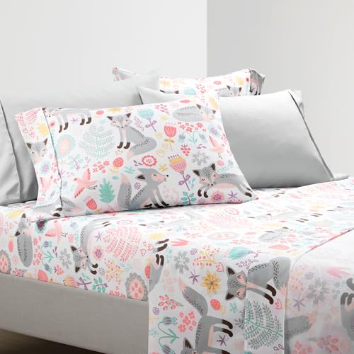Lush Decor Pixie Fox Soft Sheet 6-teiliges Set, Full, Grau... - Maison & Cuisine en promo à 14.53€