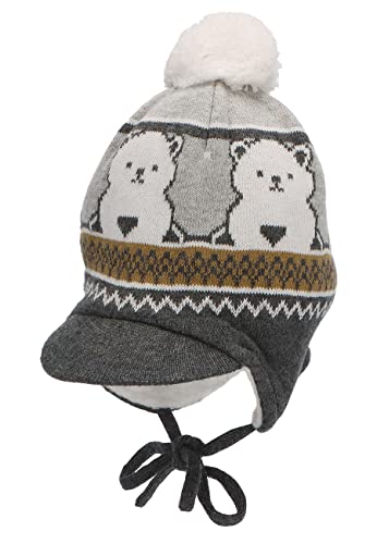 Sterntaler Gorro con pompón, diseño de Oso, Color Plateado... - Mode & Vêtements en promo à 8.12€