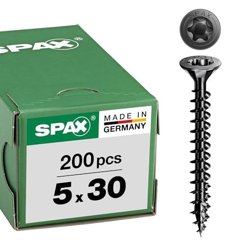Spax Lot de 200 vis universelles à tête fraisée T-STAR Plus... - Nouvelle promo Amazon à 13.99€