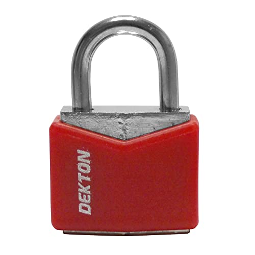 Dekton 25MM Covered Steel Padlock | Heavy-Duty with... - Maison & Cuisine Amazon Royaume-Uni à 2.99€
