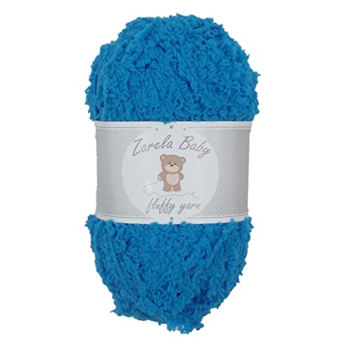 Zarela Baby Fluffy Wool 25g (15 Cobalt Blue) - Bébé & Puériculture Amazon Royaume-Uni à 1.29€