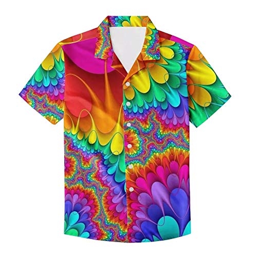 Printpub Camisa hawaiana de manga corta con botones para... - Mode & Vêtements en promo à 2.49€