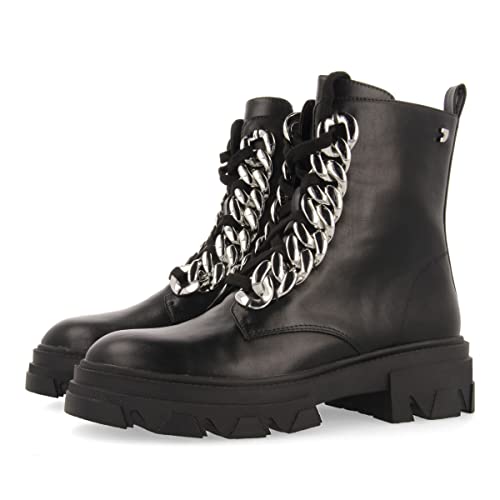 Stivaletto nero da donna holzthum, stile militare con suola... - Deal du jour à 35.25€