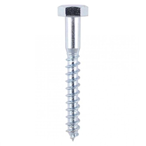 TIMCO BZP Coach Screws - 8 x 120 - Zinc - Box of 50 - Amazon Royaume-Uni à 4.99€