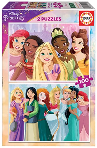 Educa - Kinderpuzzle Disney Prinzessinnen | 2x100 Teile... - Jouets & Jeux Amazon Allemagne à 7.79€