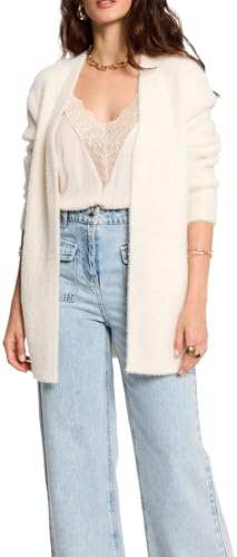 Morgan Gilet Long Maille Duveteuse Ivoire XL - Maison & Cuisine Amazon France à 27.00€