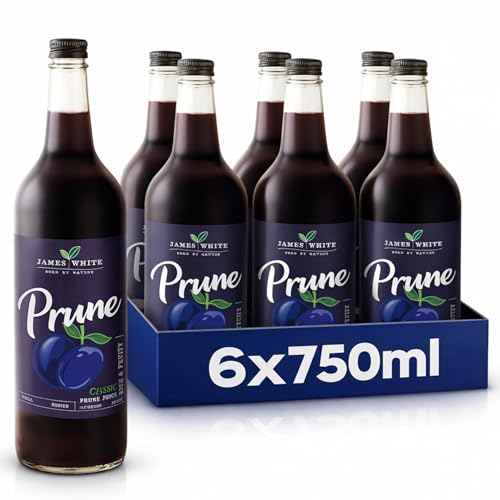 James White Prune Juice | 750ml | (6 Bottles) - Baby & Nursery Amazon UK à 33.09€