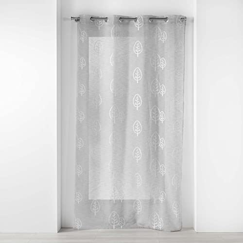 Douceur d'Intérieur, Voilage à Oeillets 140 x 240 cm Effet... en promo à 8,45€ (-53%) sur Amazon FR
