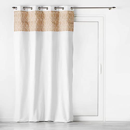 Douceur d'Intérieur, Rideau à Oeillets (140 x 240 cm)... - Maison & Cuisine Amazon France à 10.00€