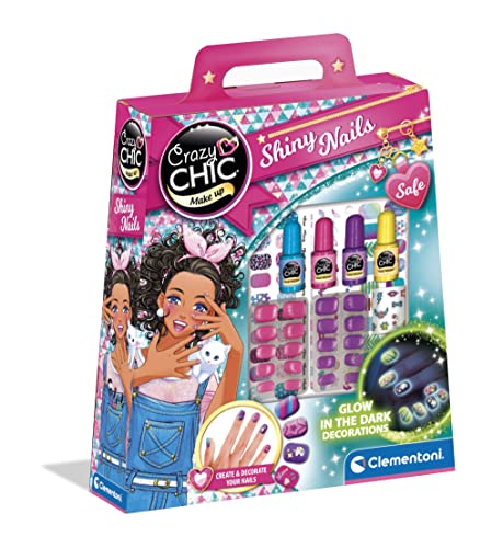 Clementoni - 18689 - Crazy Chic Make Up - Shiny Nails - Kit... - Jouets & Jeux Amazon France à 8.49€