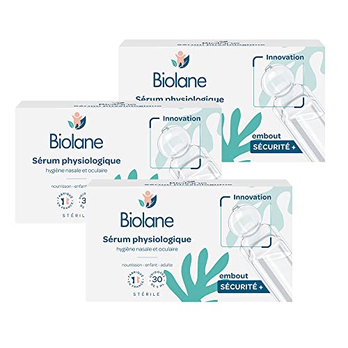 BIOLANE - Lot de 3 Sérum Physiologique - Bébé - Nettoie le... - Sports & Fitness Amazon France à 8.97€