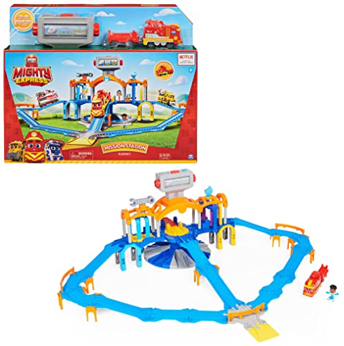 Mighty Express Mission Station Spielset - mit Push-and-Go... - Jouets & Jeux Amazon Allemagne à 24.24€