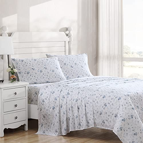 Laura Ashley Accueil Parure de lit en Satin de Coton Doux... - Maison & Cuisine Amazon France à 53.58€