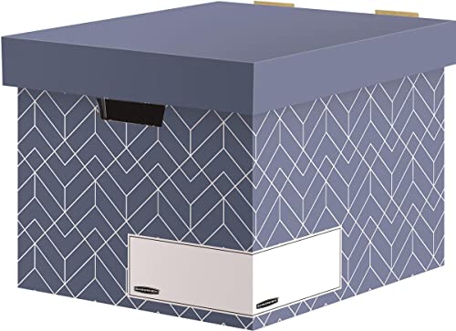 Fellowes Décor Series 4483701 Archive Box Slate Blue 2... - Fournitures Bureau Amazon Royaume-Uni à 5.49€