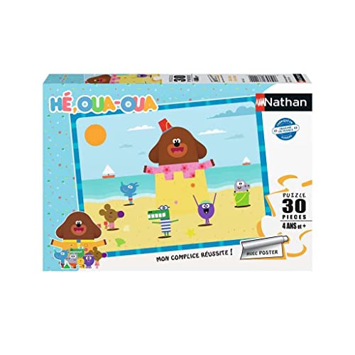 Nathan - Puzzle enfants - 30 pièces - Oua Oua à la plage... - Jouets & Jeux Amazon France à 8.14€