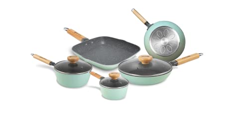 Aeternum Green Induction Wood, batterie 8 pièces, poêles... - Sports & Fitness Amazon France à 75.74€