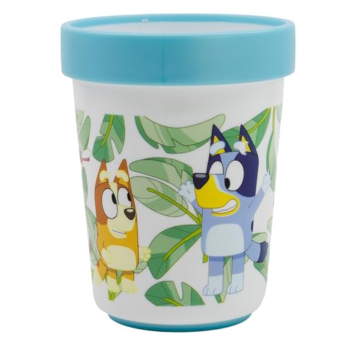 VERRE ANTIDÉRAPANT PREMIUM BICOLORE 260 ML BLUEY en promo à 2,99€ (-52%) sur Amazon FR