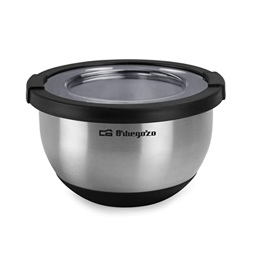 Orbegozo BOA 1500 Stainless Steel Bowl, 1.5 Litre, Non-Slip... - Maison & Cuisine en promo à 15.07€