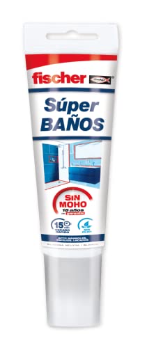 fischer - Silicona Blanca Superbaños 100 ml | Antimoho y... - Amazon Espagne à 4.55€